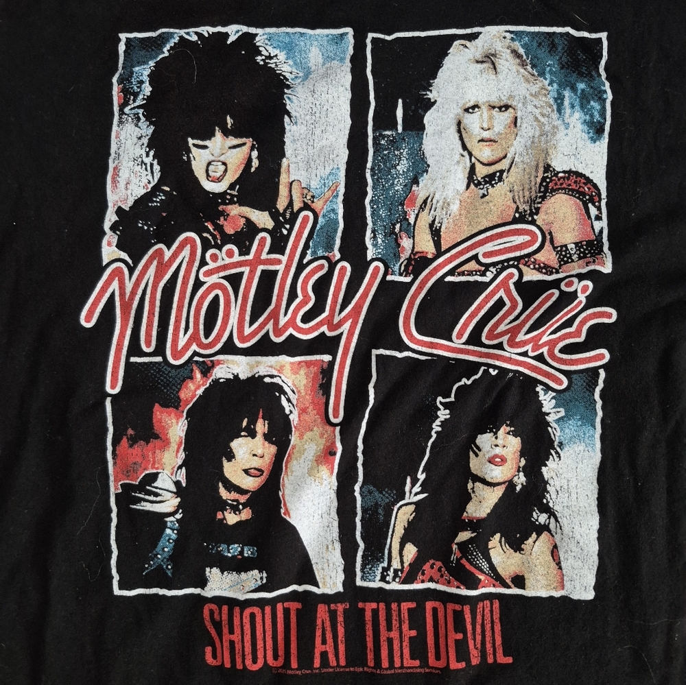 Motley Crue Graphic Black T-Shirt XL